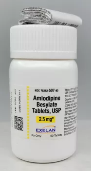 Amlodipine Besylate Tablets, USP 2.5 mg